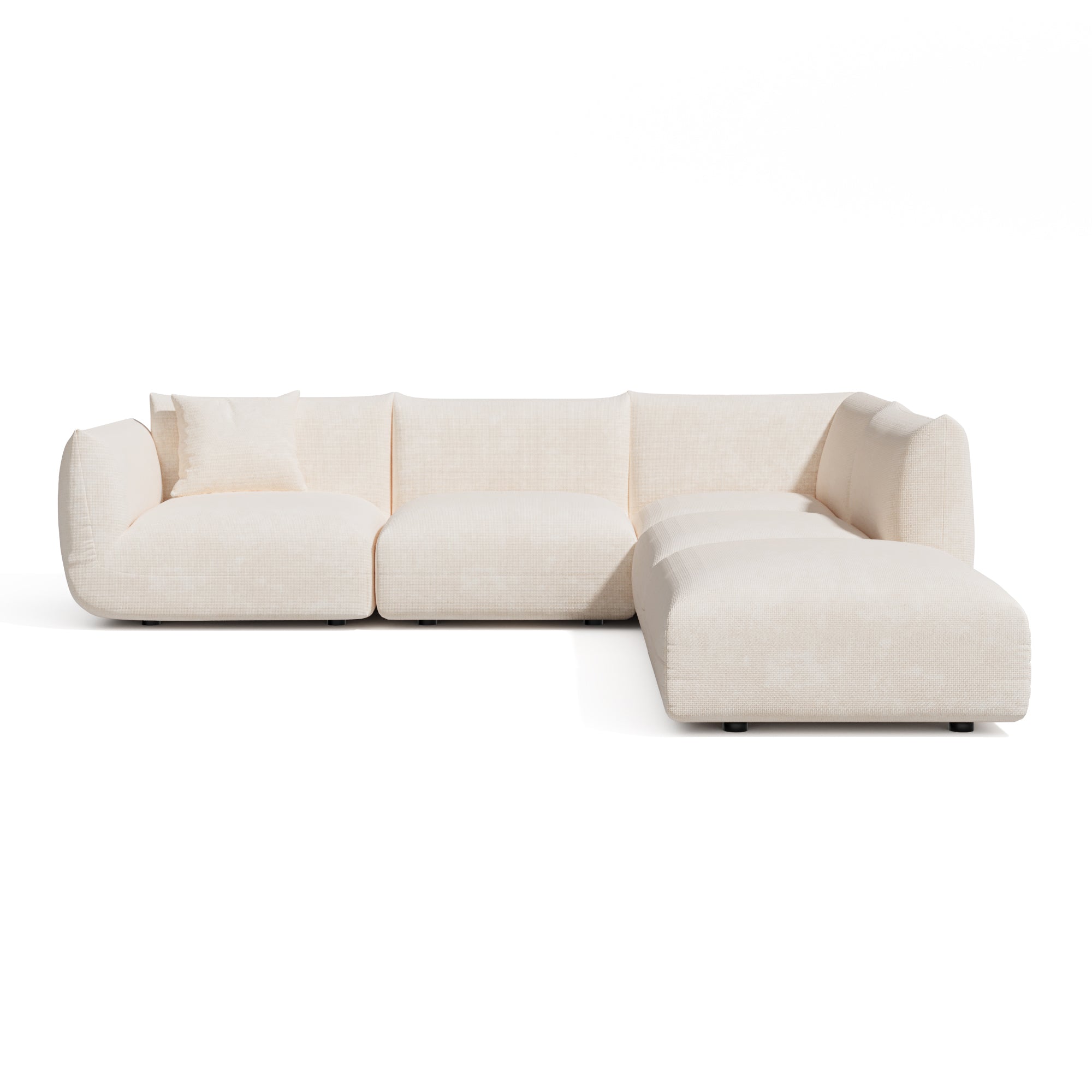 Sia Home Nooma canapé modulable 7 places crème