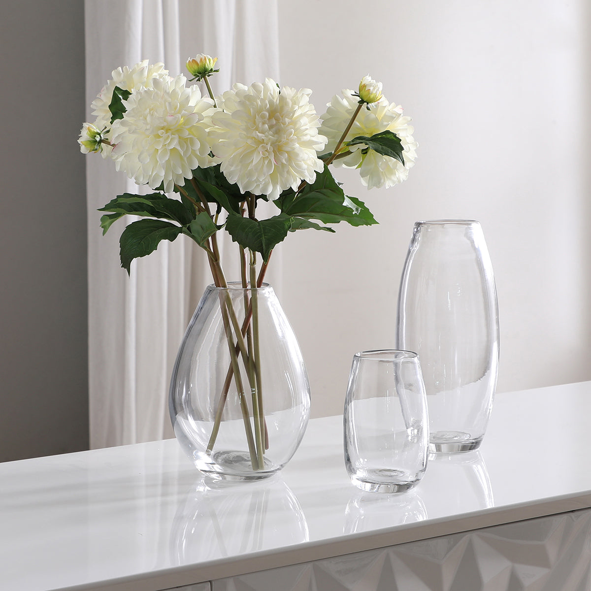 Sia Home Clear 14 cm vase verre transparent