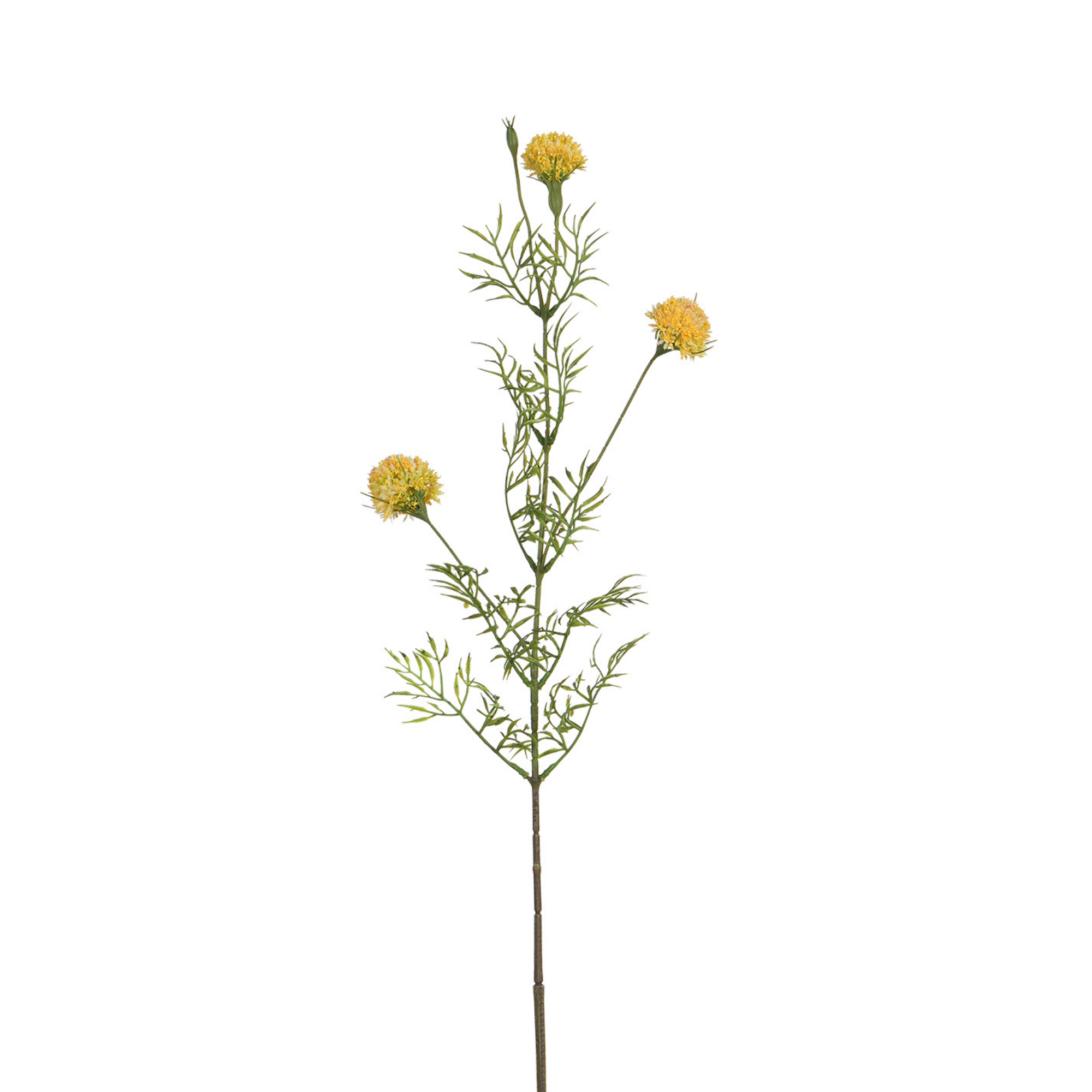 Sia Home Chrysanthème Ping Pong tige artificielle jaune 78 cm