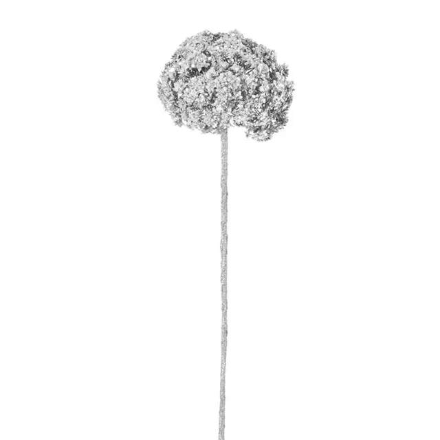 Sia Home Izia tige allium pailleté argenté 90 cm