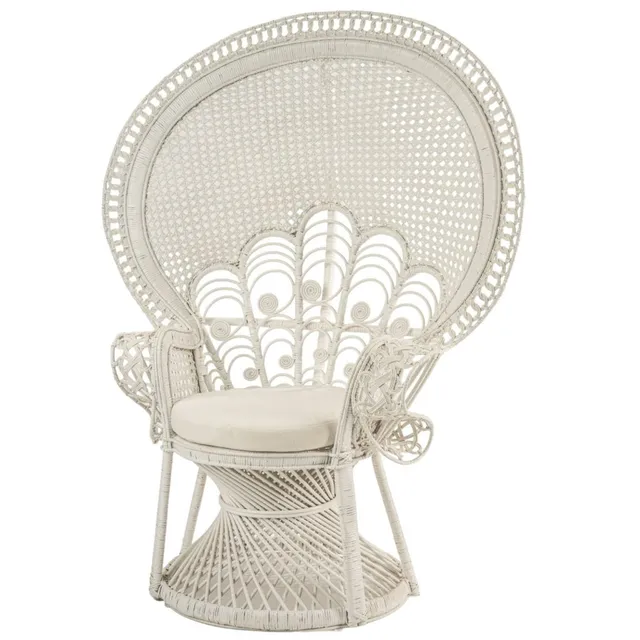 Feuillazur Rungis Fauteuil rotin naturel 116x62x151cm