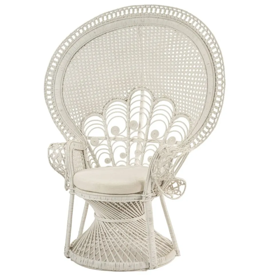 Feuillazur Rungis Fauteuil rotin naturel 116x62x151cm