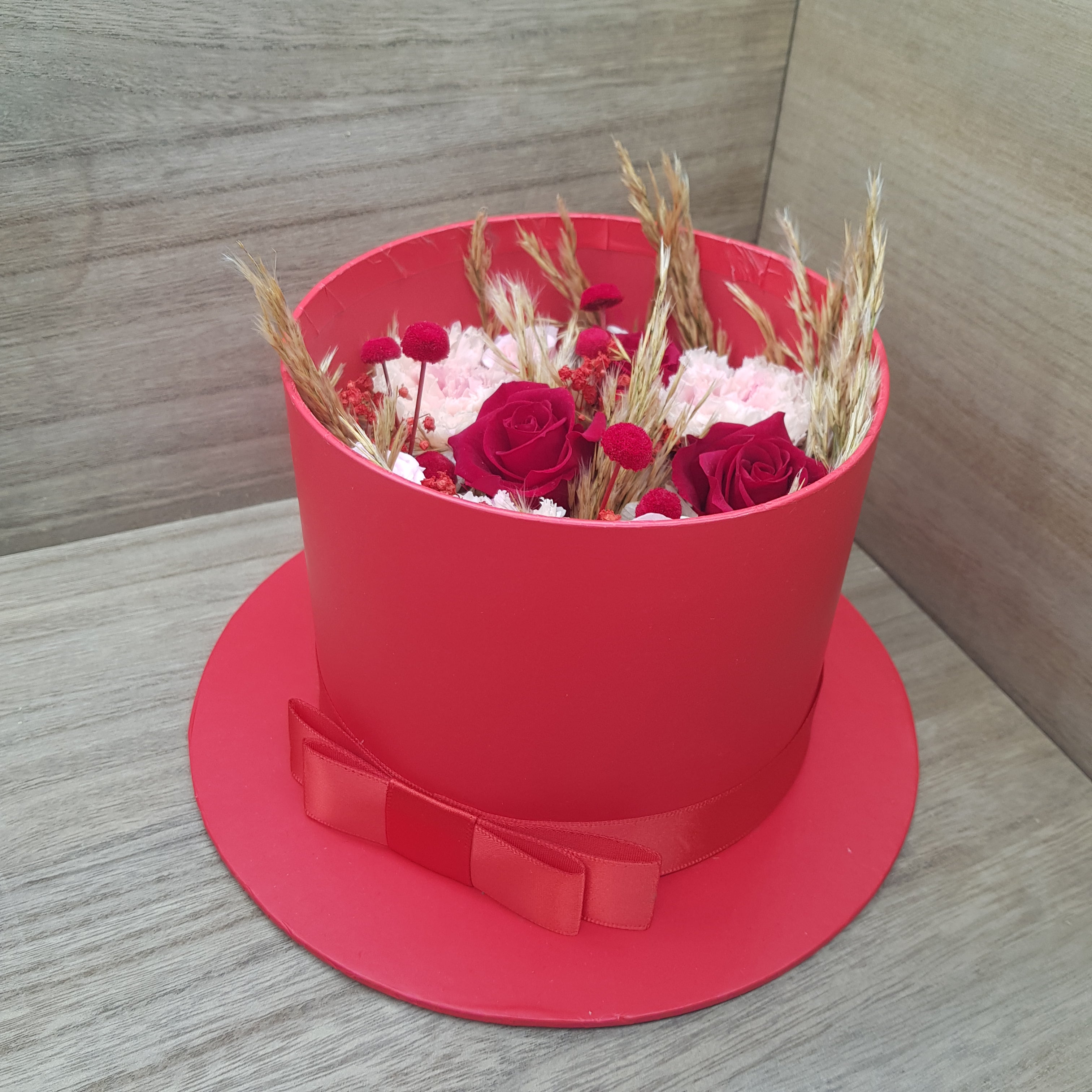 Ateliers Ouchamp Rue Boule Rouge boîte chapeau rouge 14 cm