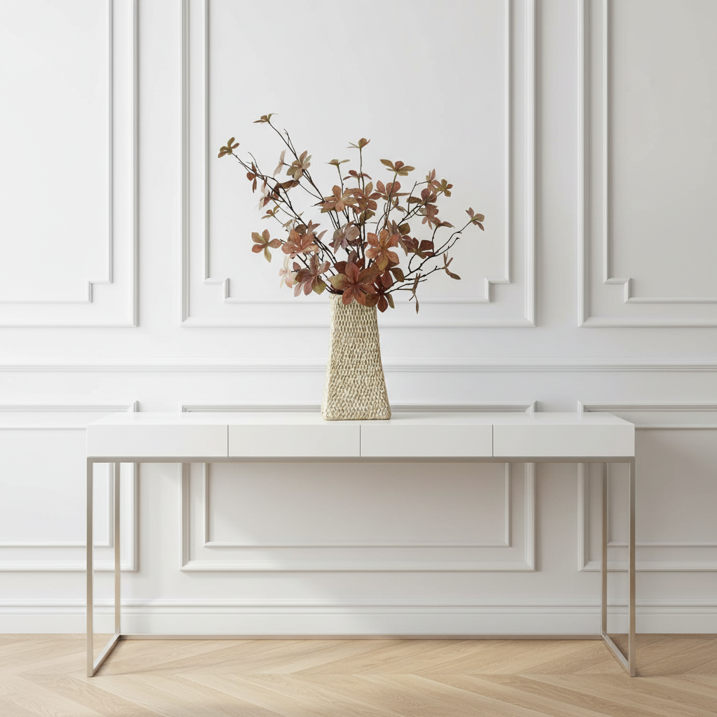 Sia Feuillages artificiels Enkianthus 97 cm rouge foncé et vert