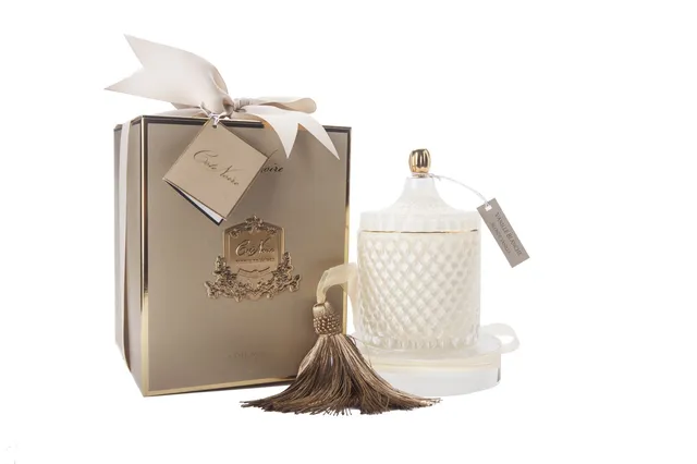 Côte Noire Art Deco GML45009 bougie vanille blonde 600g