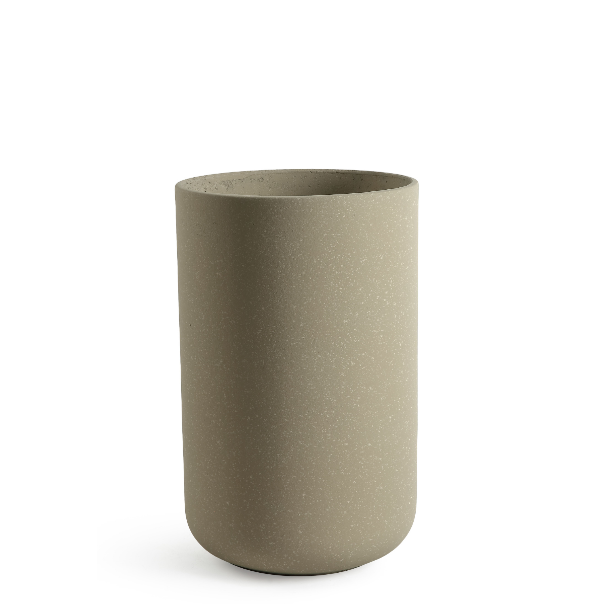 Sia Home Terra cache-pot allongé beige granito 50 cm ciment