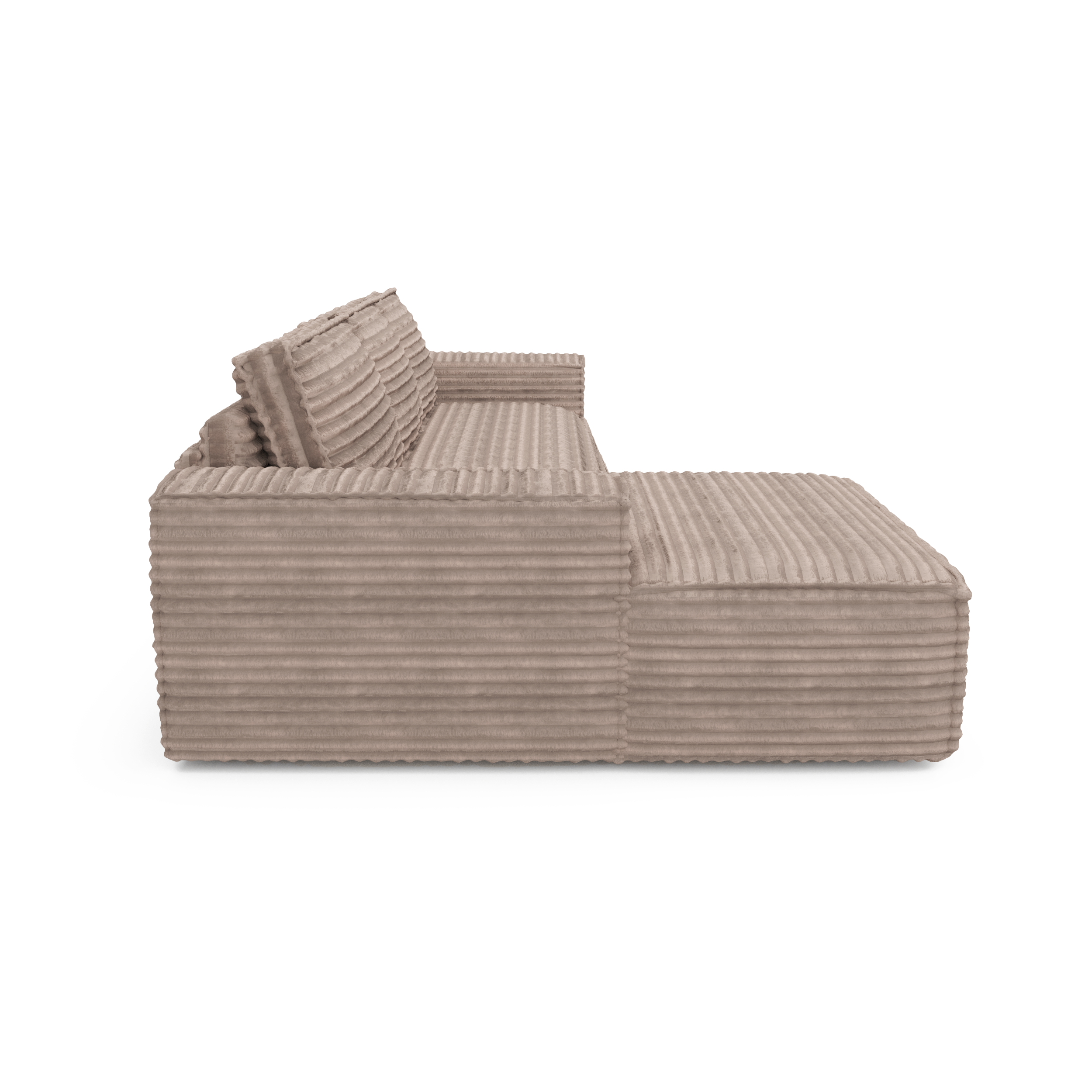 Sia Home Joan canapé convertible angle gauche taupe 5 places