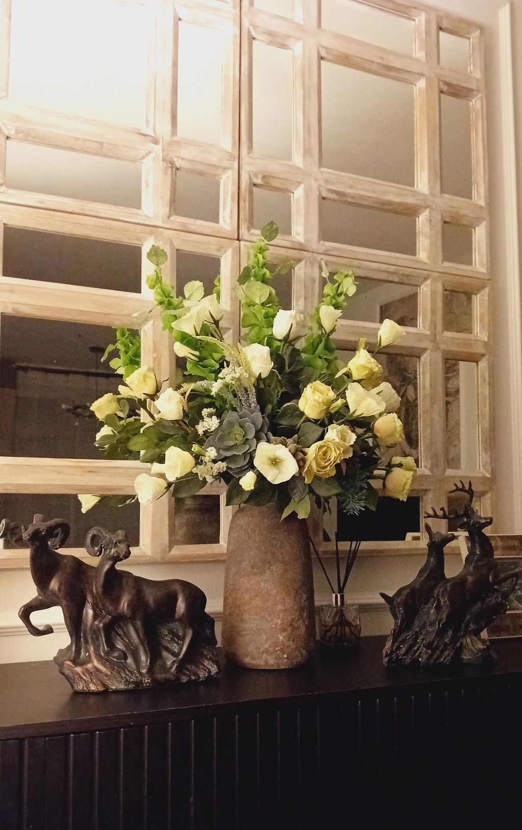 Sia Home Chamois statue décorative noir 25 cm