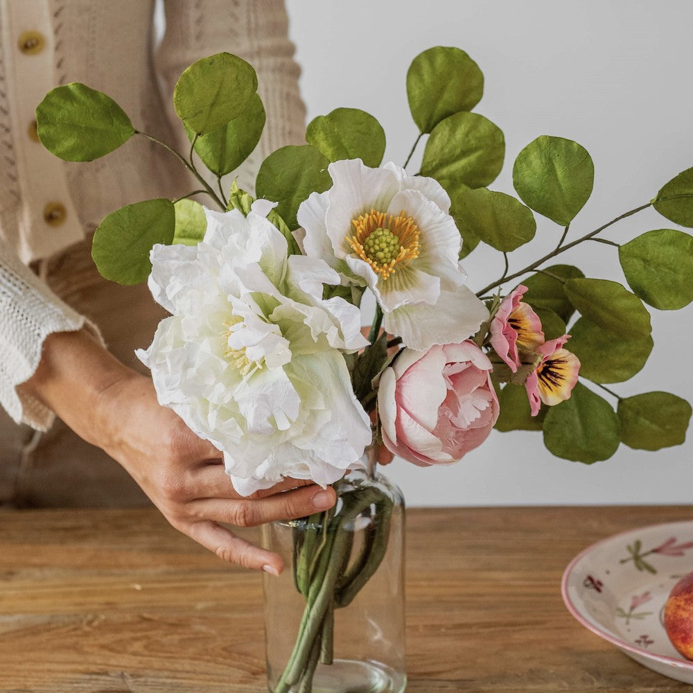 Flowrette Fleurs en papier Bouquet Rubens bouquet papier rose