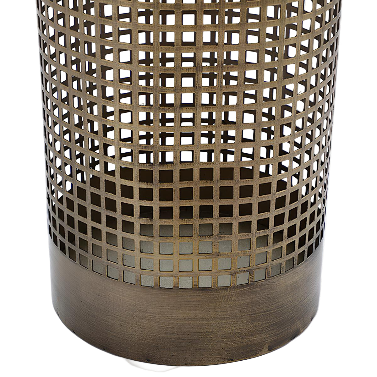 Sia Home Vases Maze 80 cm vase métal doré ajouré