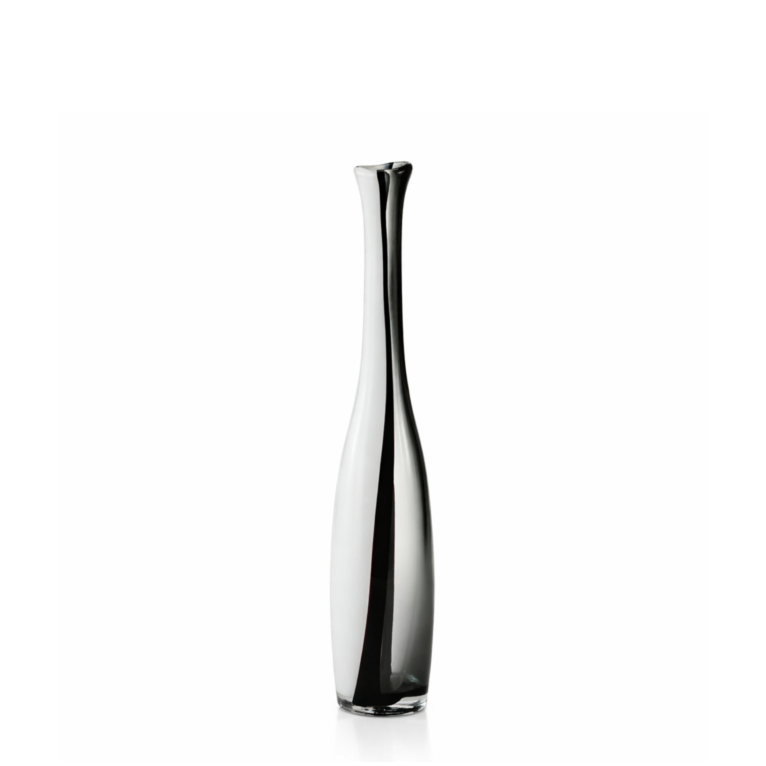 Sia Home Alaska vase verre soufflé blanc 53 cm