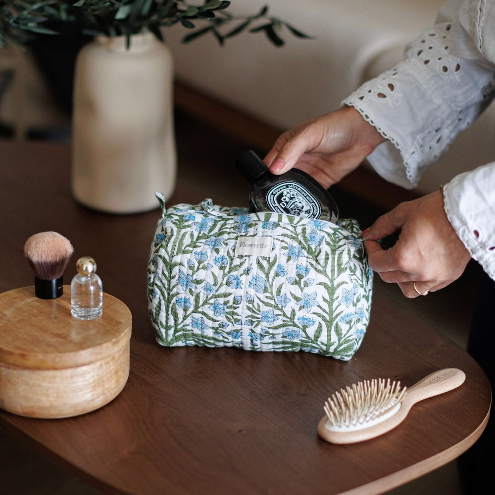 Flowrette Mandawa trousse toilette coton jaune S