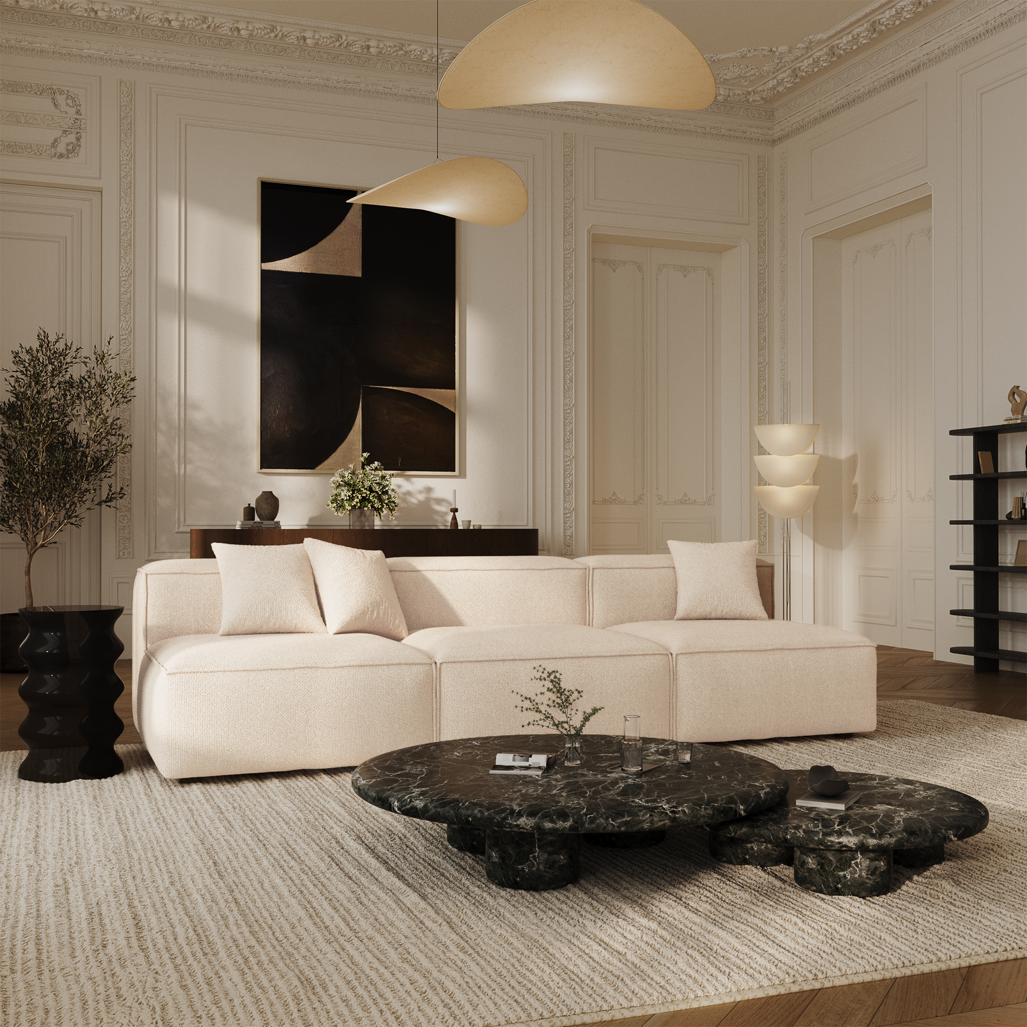 Sia Home Canapés Cubi canapé modulable 270 cm