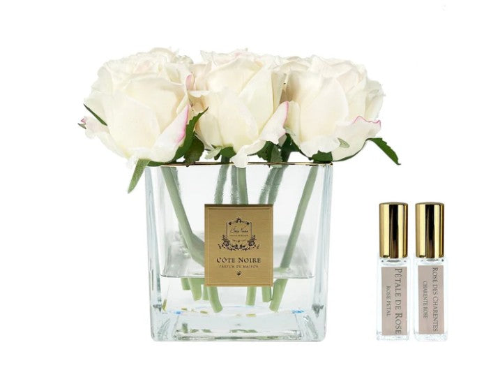 Côte Noire Couture Rosebuds 9 roses blush SVC902