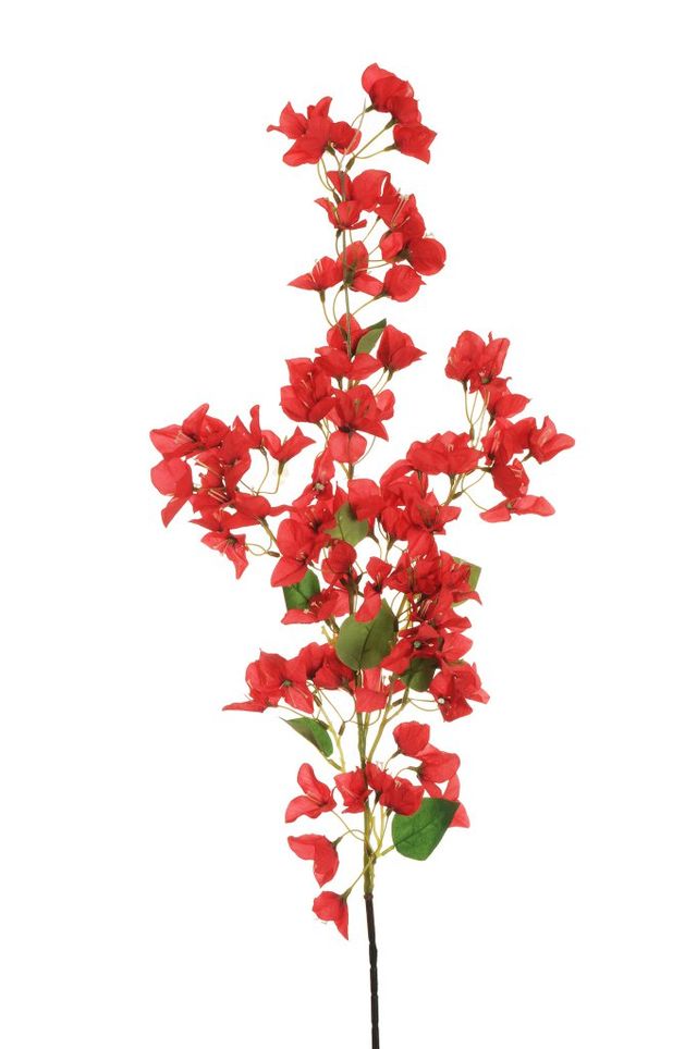Feuillazur Rungis bougainvillier branche artificielle orange 118cm