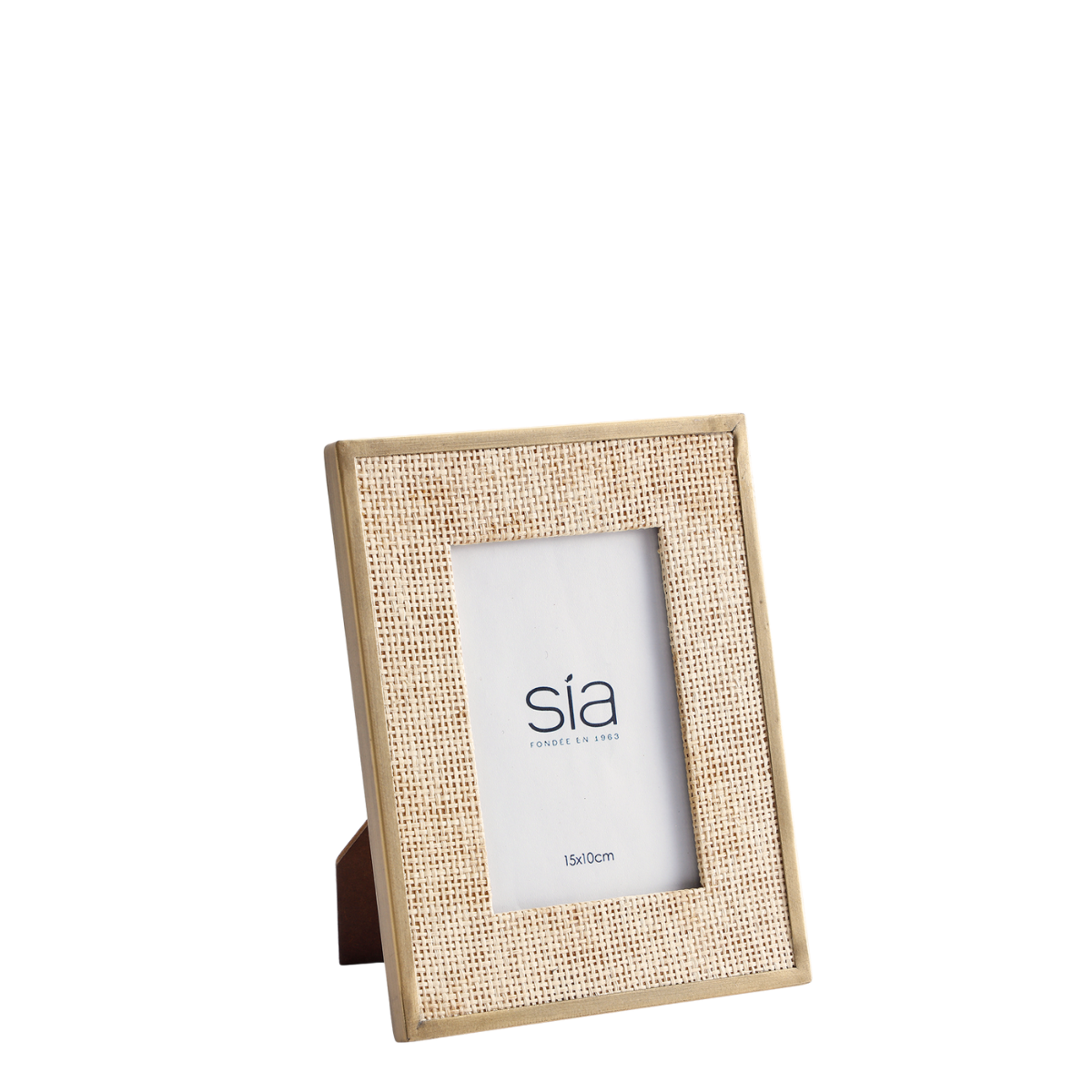 Sia Home Loft cadre photo rotin beige 10x15