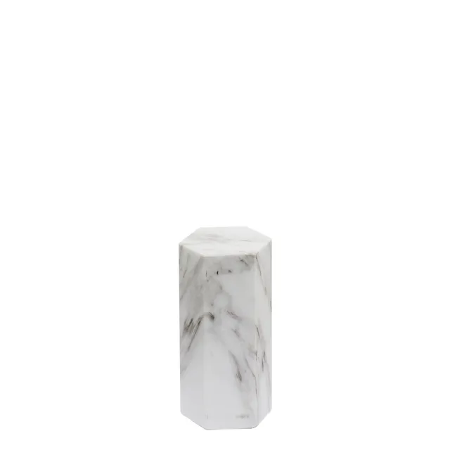 Sia Office presse-papier marbre blanc gris 10 cm