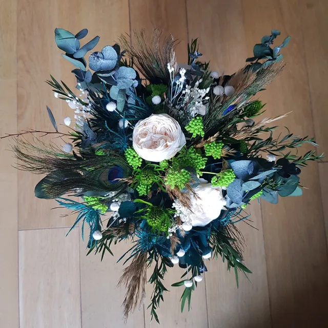 Ateliers Ouchamp Mariage Jardin de Bagatelle bouquet mariée fleurs