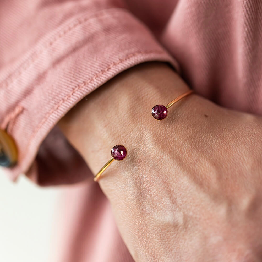 Flowrette kit DIY bracelet rose résine fleurs séchées