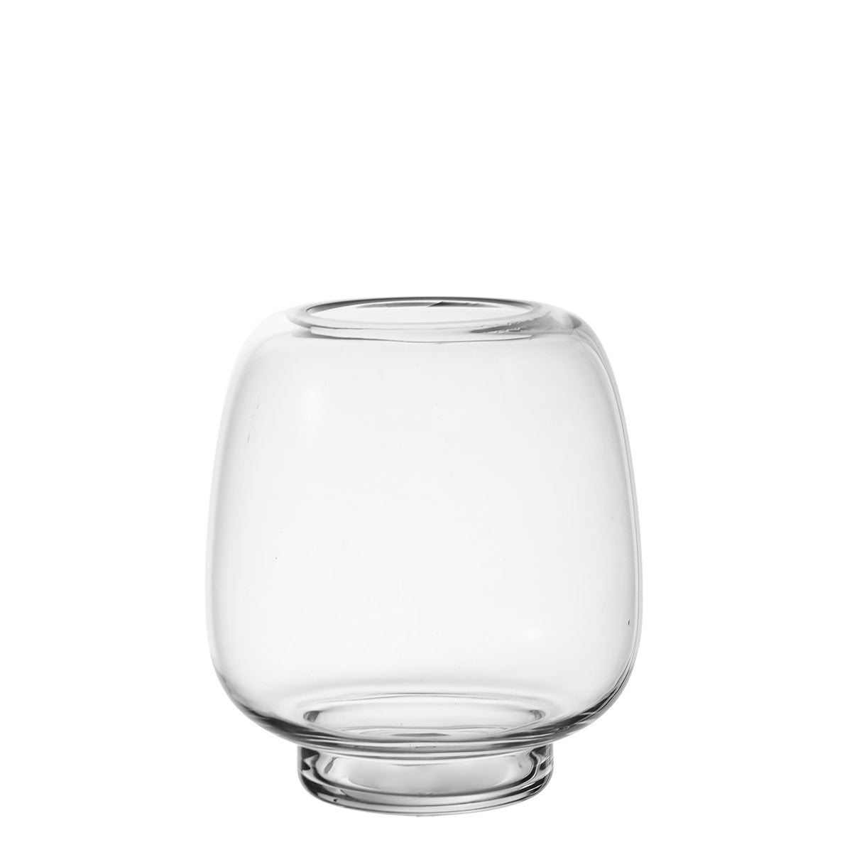 Sia Home Bulbe vase transparent verre rond 23 cm