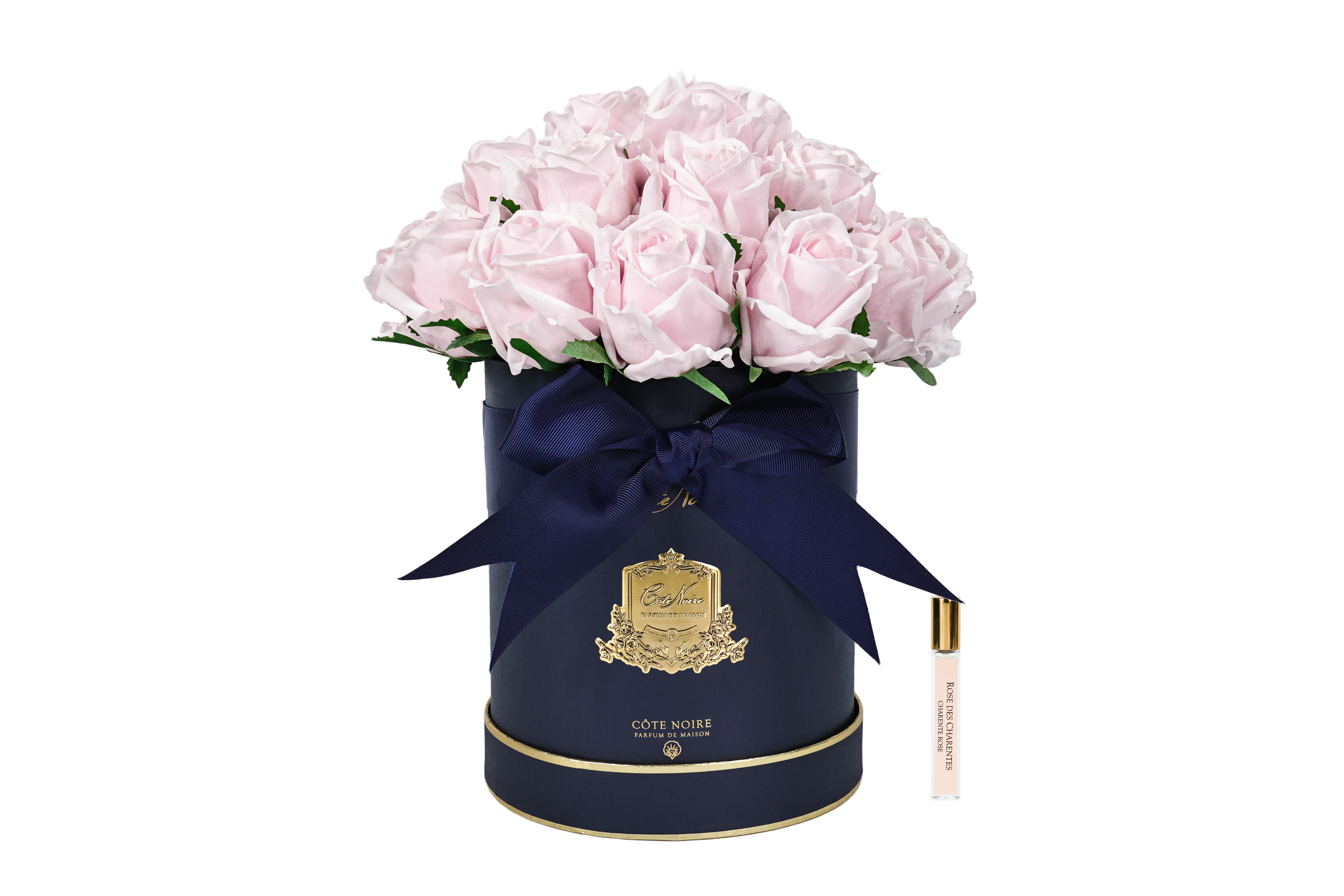Côte Noire Hat Box roses french pink 23 tiges