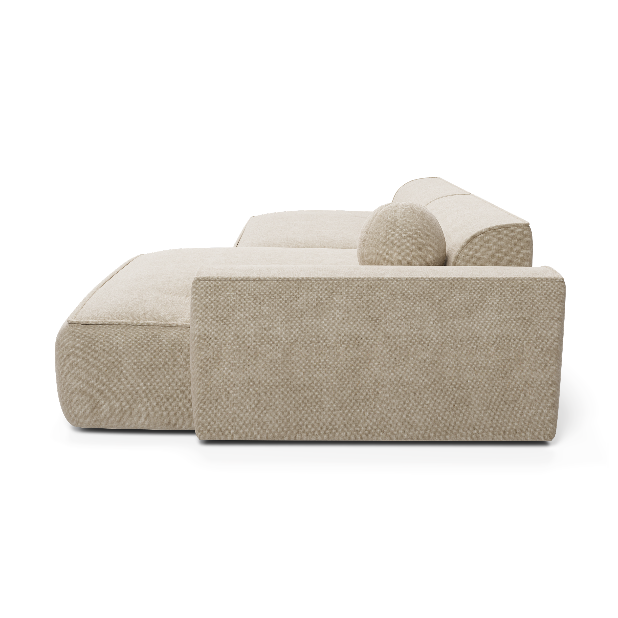 Sia Home Ania 300 cm canapé d'angle droit crème