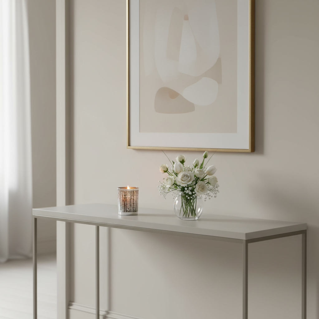 Sia Home Fjord photophore blanc argenté 12,5 cm
