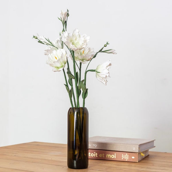Flowrette Lisianthus White fleur papier blanc bouquet