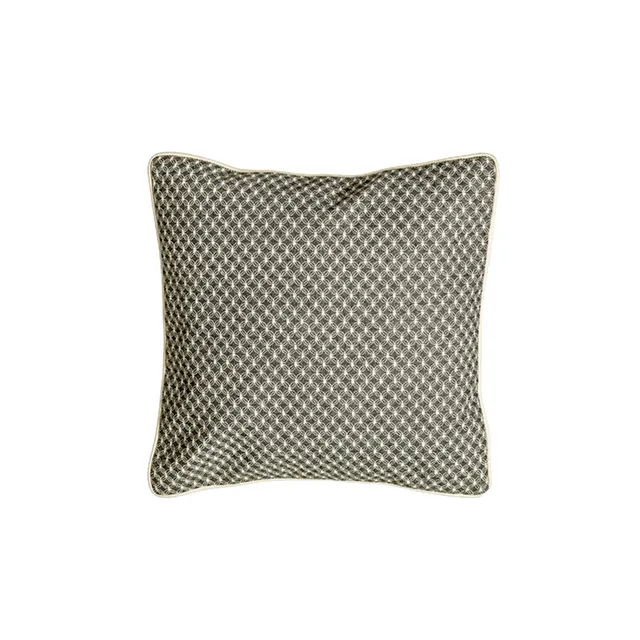 Sia Home Allan housse de coussin 40x40 cm gris motifs