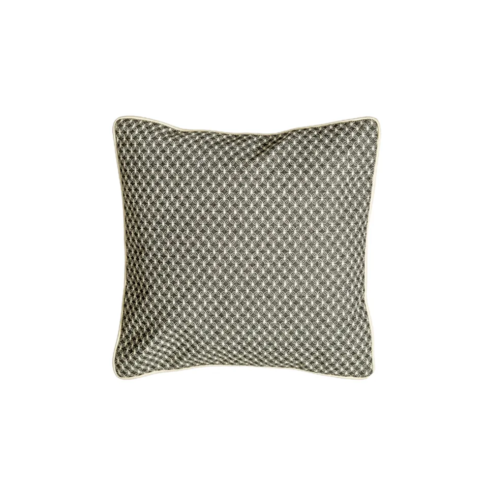 Sia Home Allan housse de coussin 40x40 cm gris motifs