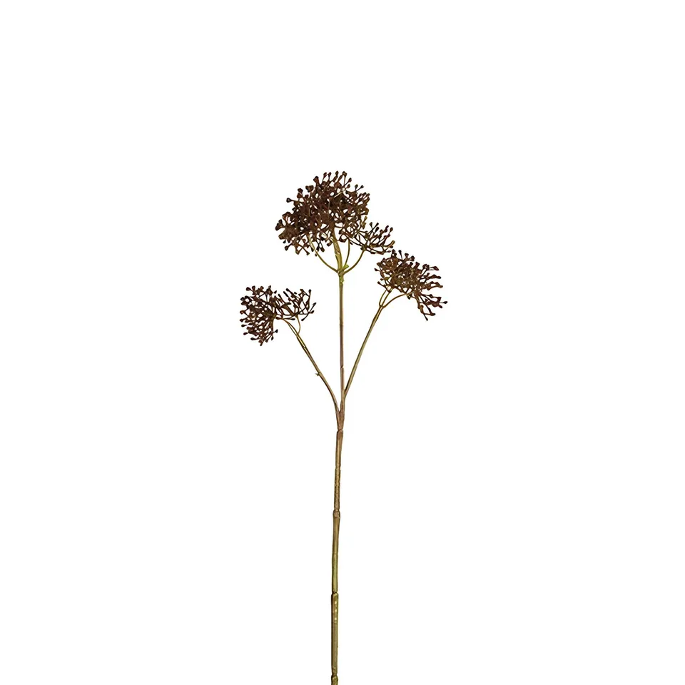 Sia Home Skimmia tige feuillage artificiel marron 40 cm