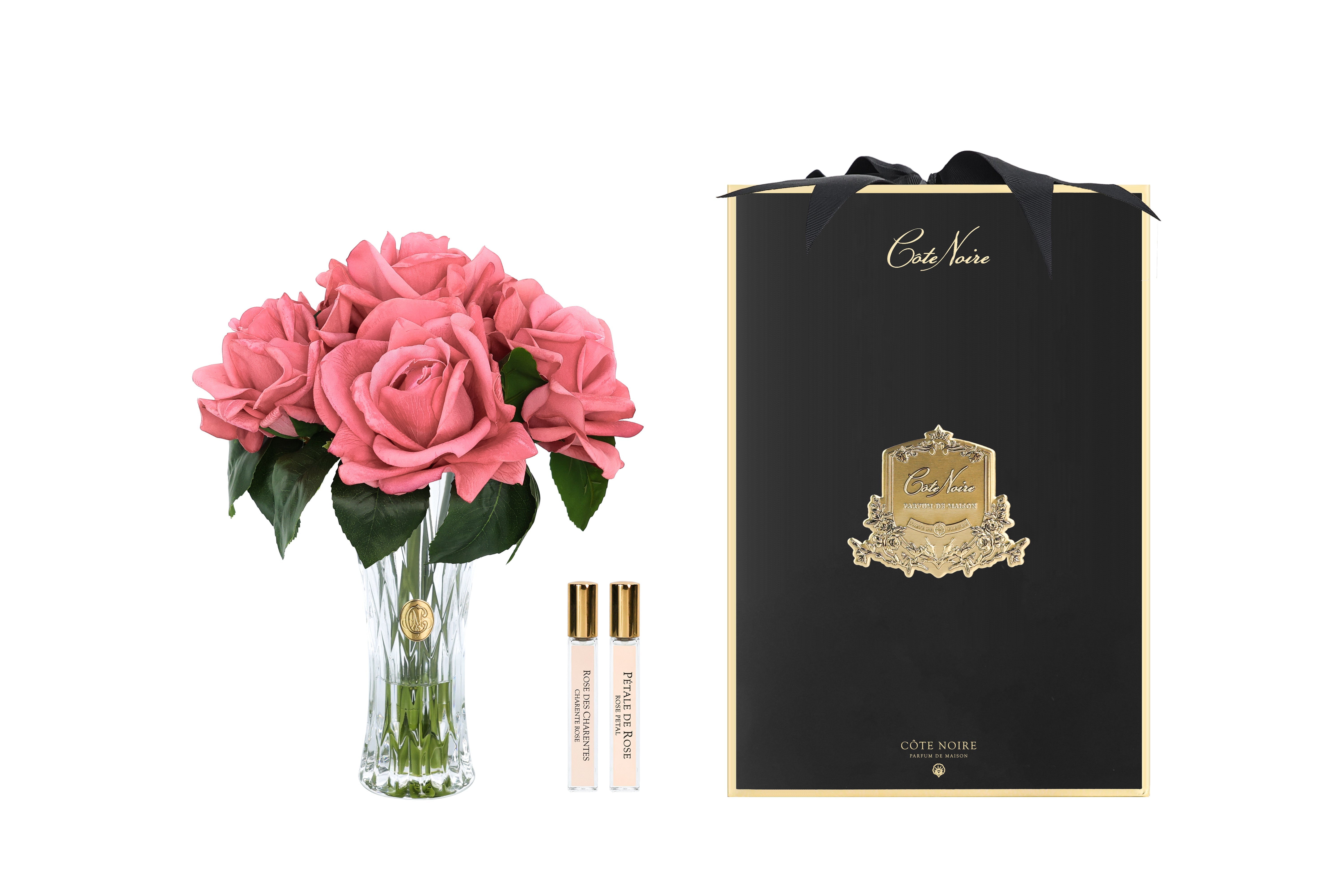 Côte Noire Charente Seven Rose CH7R05 roses pêche bouquet