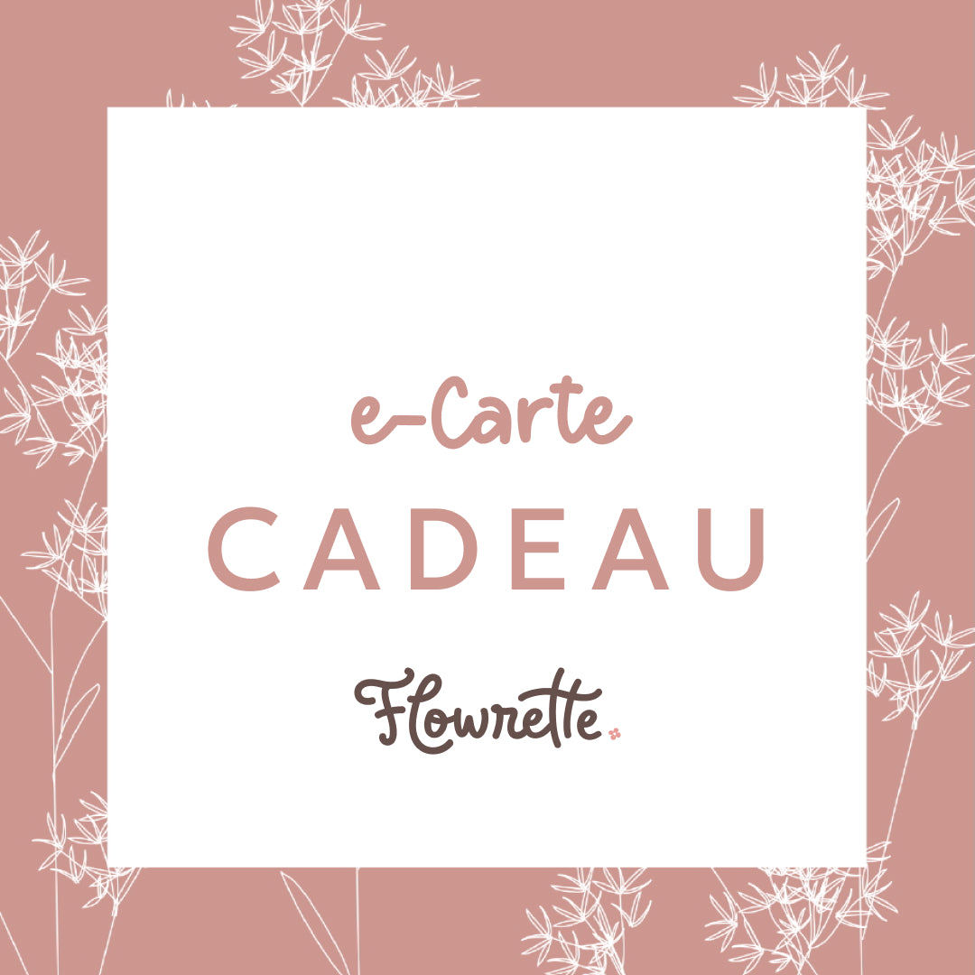 Flowrette carte cadeau e-carte 20 euros fleurs
