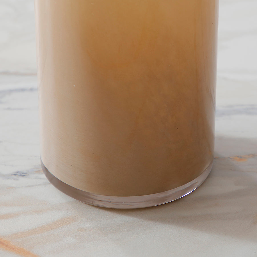 Sia Home Nude vase verre 34 cm beige