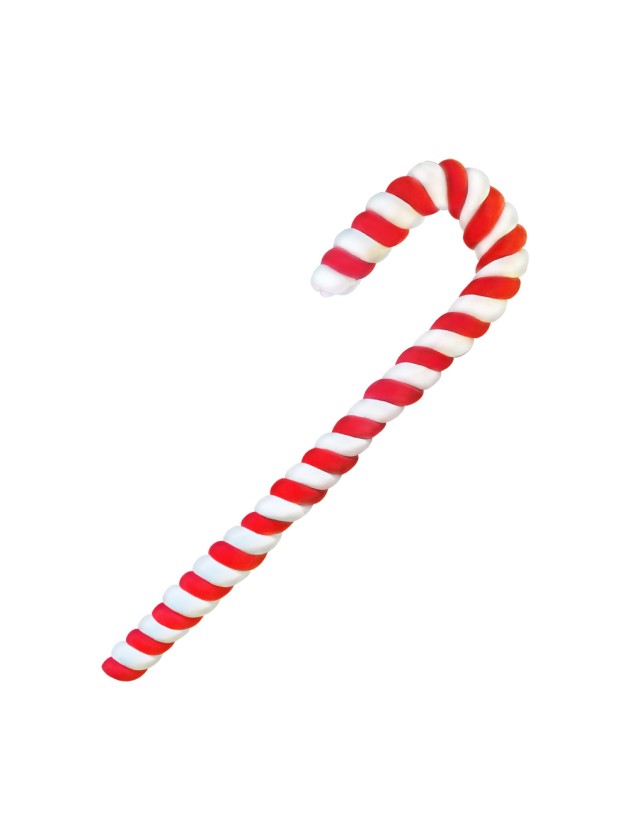 Feuillazur Rungis Canne en sucre XXL déco Noël 130cm