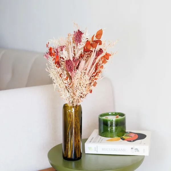 Flowrette Gabin bouquet fleurs séchées automne eucalyptus