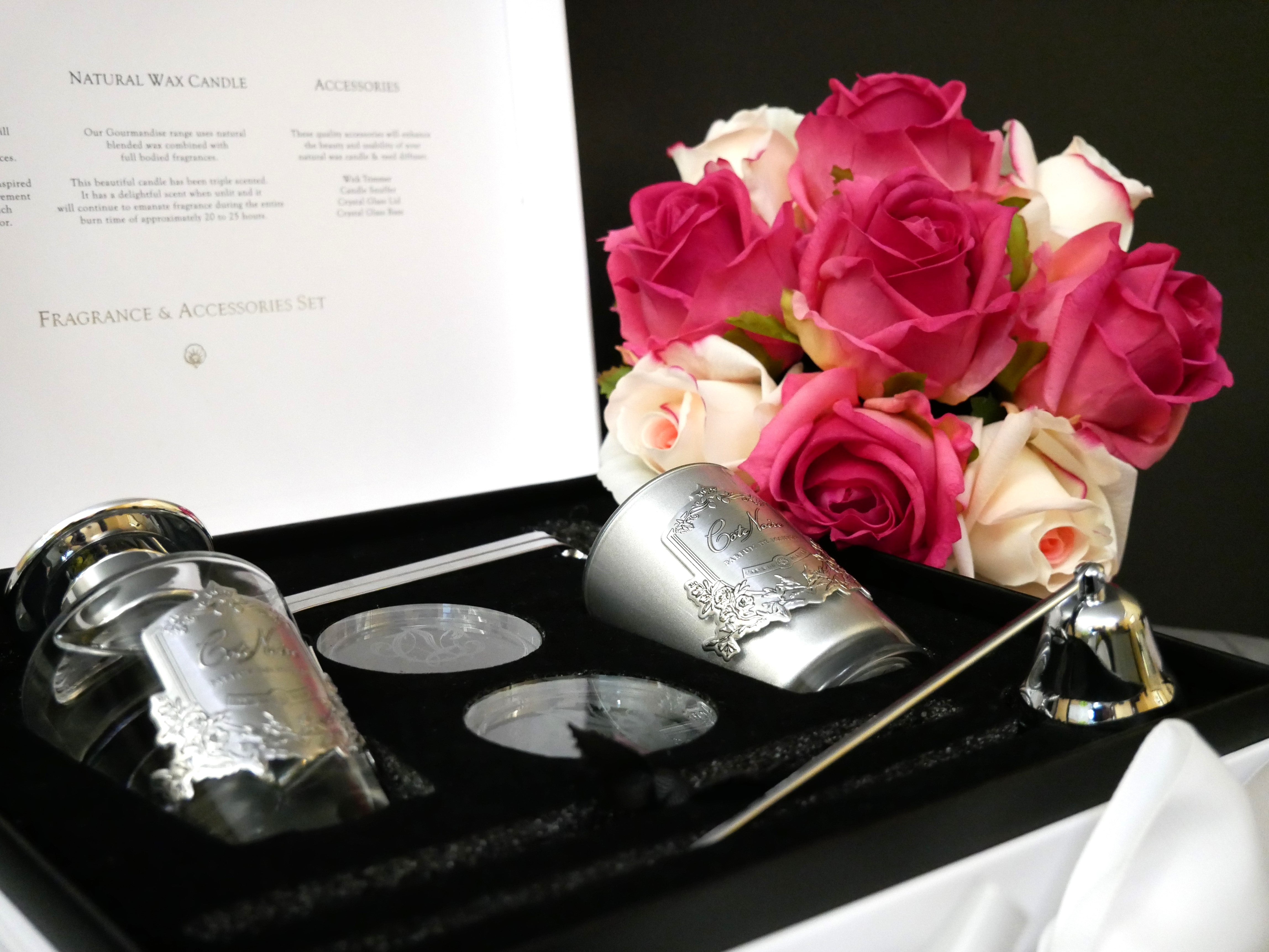 Côte Noire Gift Packs GFA04 coffret bougie blanc parfumé