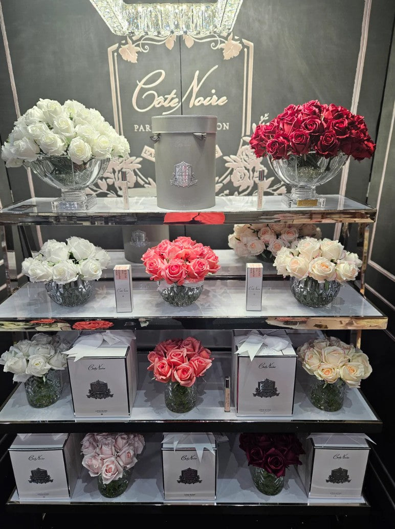 Côte Noire Centrepiece Bouquets CPRB04 roses rouges carmin