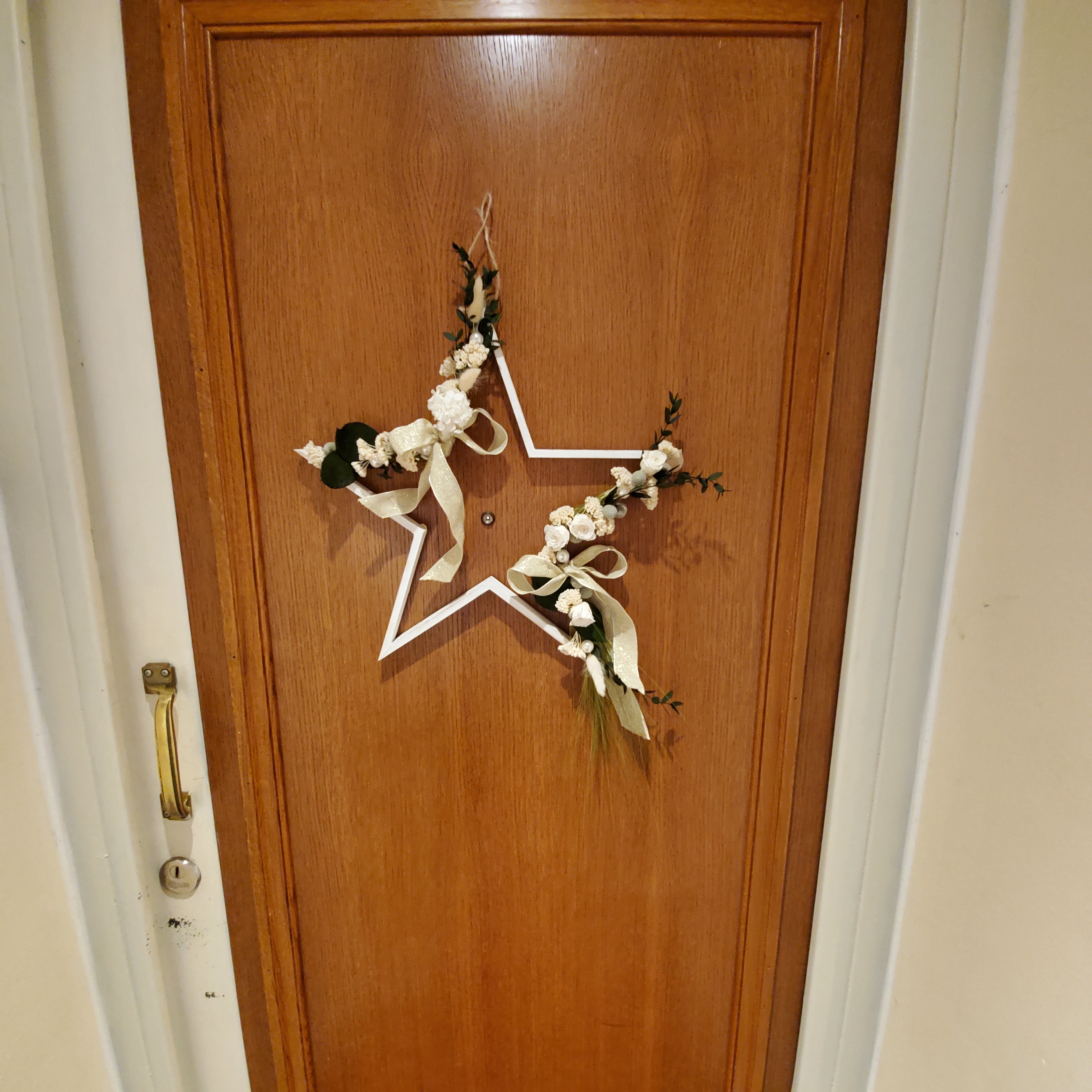 Ateliers Ouchamp Concorde étoile fleurie couronne 40 cm