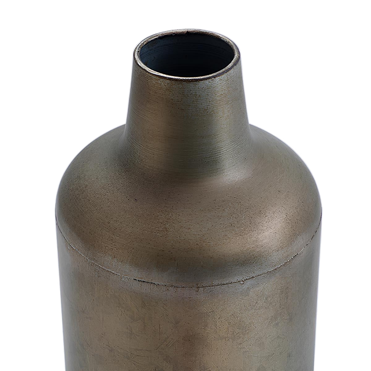 Sia Eris Vase métal doré 63 cm fleurs séchées