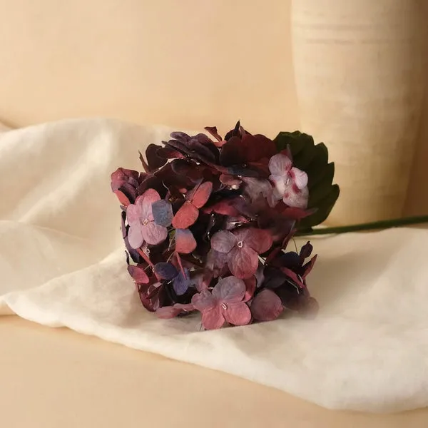Flowrette hortensia fleur en papier violet intense à l’unité