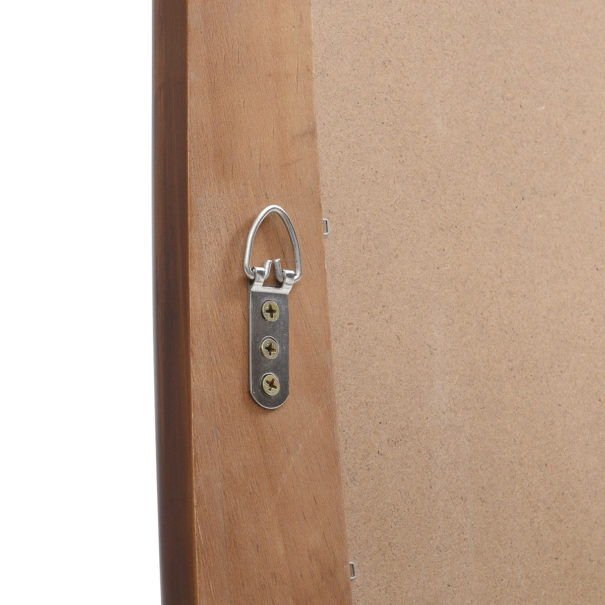 Sia Home Miroir Organique Ovale Bois Marron 150x70 cm