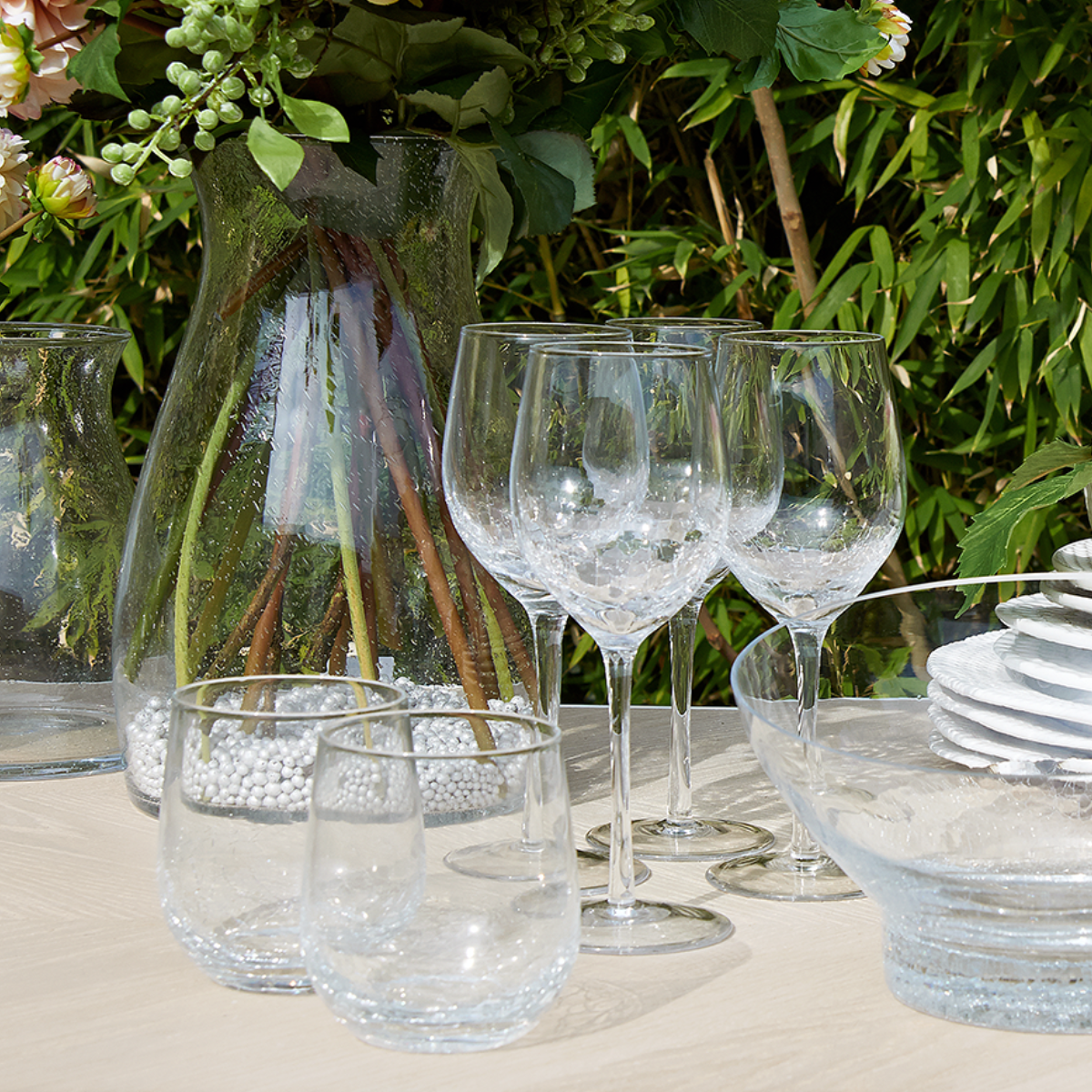 Sia Home Alba 22,5 cm verres à pied transparent 40 cl x4