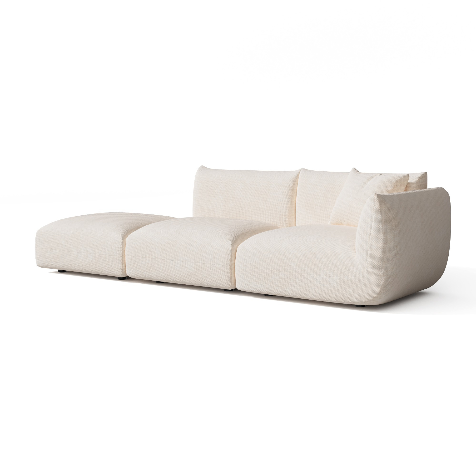 Sia Home Nooma canapé angle droit modulable 4-5 places