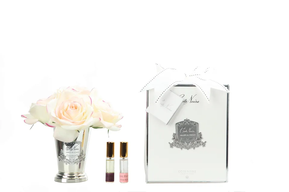 Côte Noire Seven Roses bouquet 7 roses fleur parfumée rose blush
