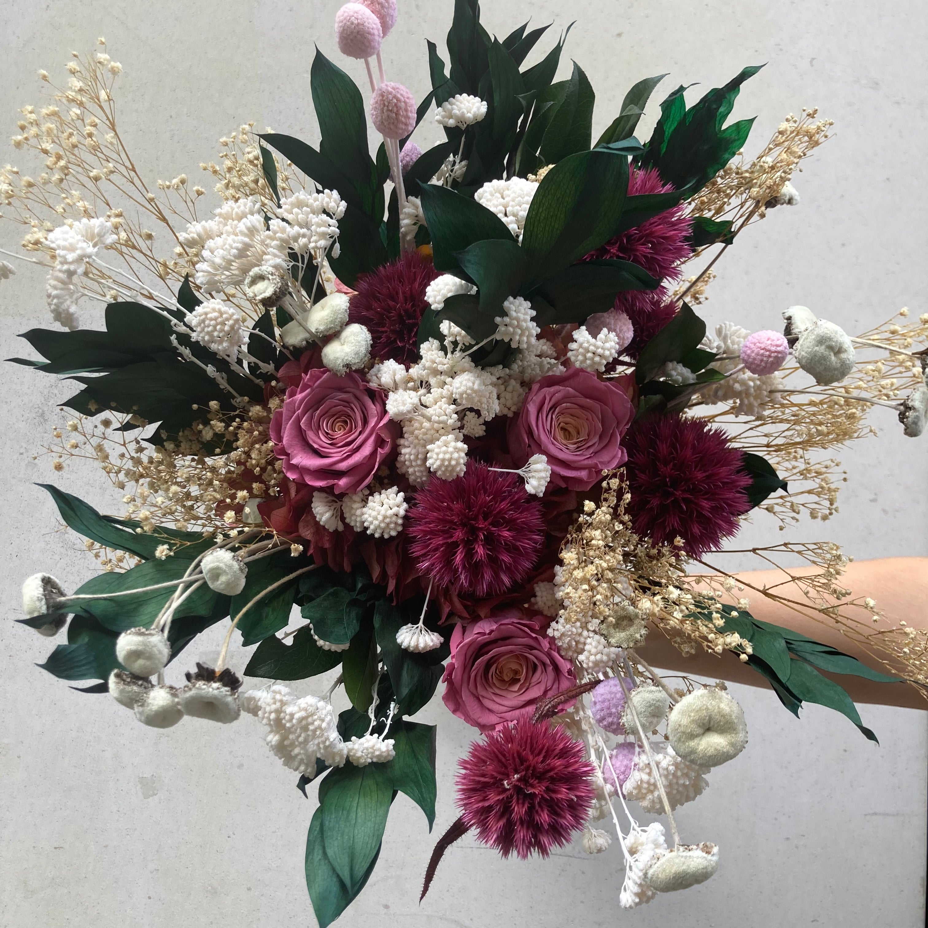 Ateliers Ouchamp Bouquets Rue Saint-Honoré rose 45 cm