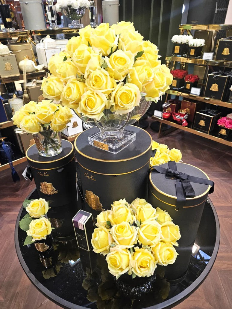 Côte Noire GRB08 fleurs parfumées bouquet roses jaunes