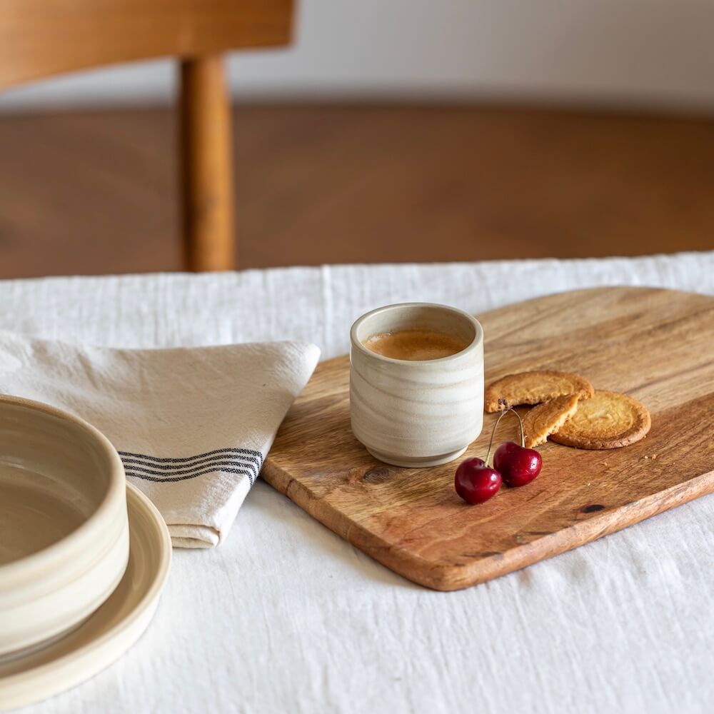 Flowrette Gaïa petite tasse céramique grès 7 cl x1