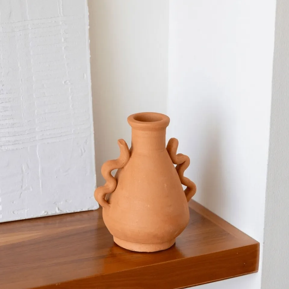 Flowrette Vases Carmen vase céramique terre 20 cm anses