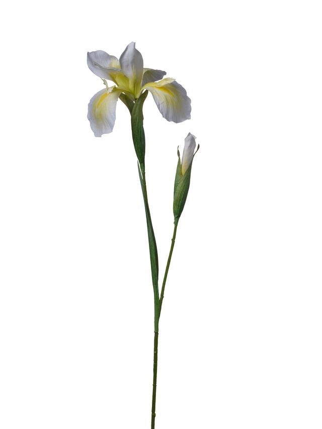 Feuillazur Iris fleur artificielle violet 68 cm